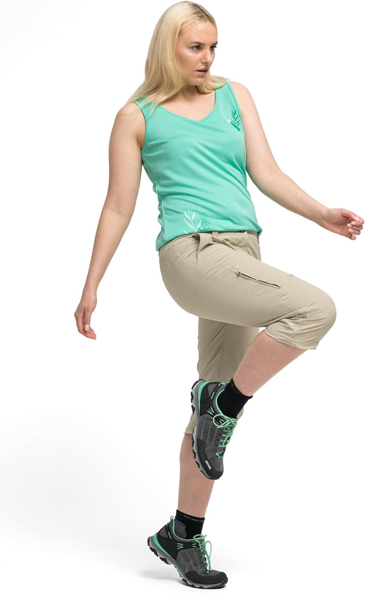Maier Sports Damen Capri Capri Neckar, Beige