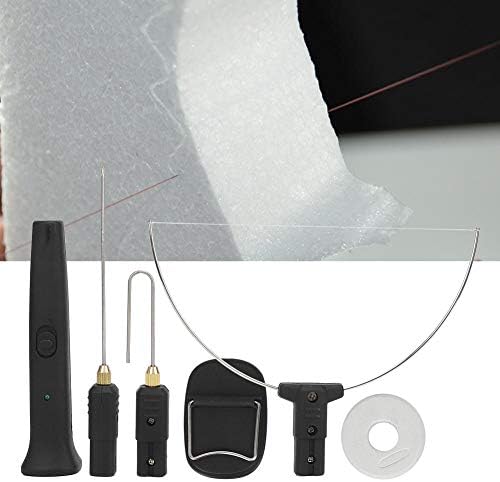 Garosa Hot Wire Foam Cutter, 10CM Schaumschneider, Elektro Heissschaumschneider Kit Elektrisches Sty