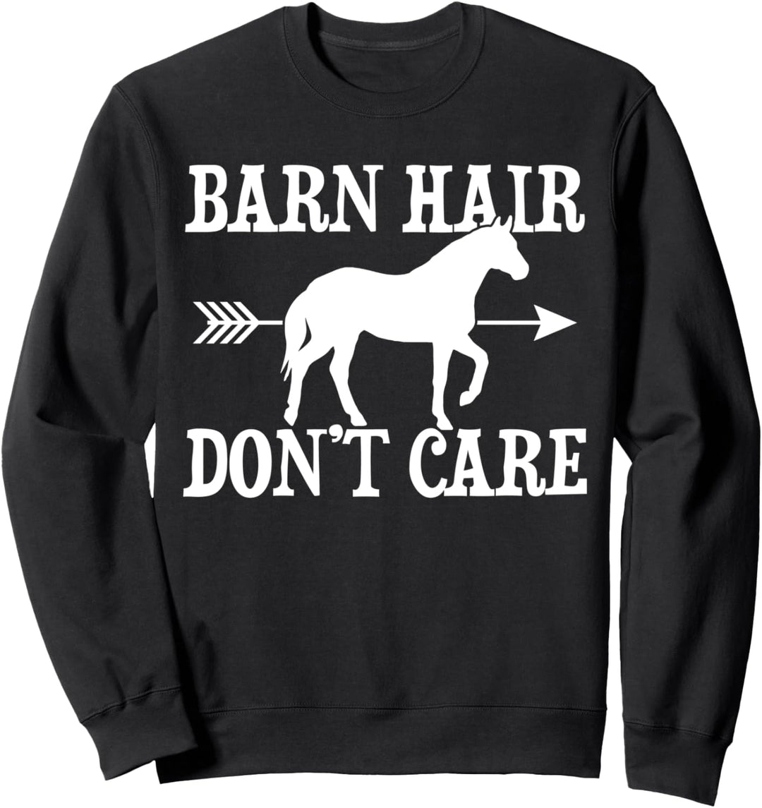 Pferd Reiten Reiterin Lustig Geschenk Sweatshirt