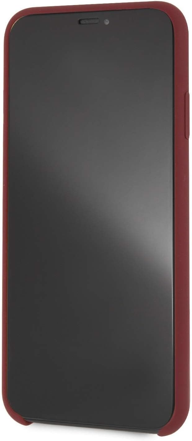 Mercedes MEHCI65SILRE Hülle für iPhone XS Max rot Silicone Line