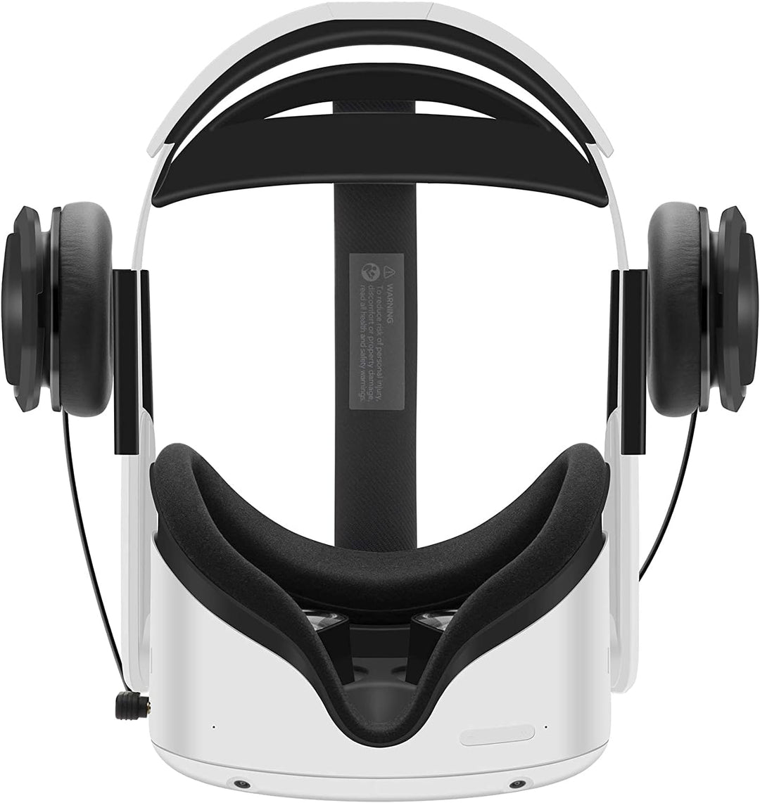 Globular Cluster Stereo VR Headphones Custom Made for Oculus Quest 2 Elite Headband & Original Heads