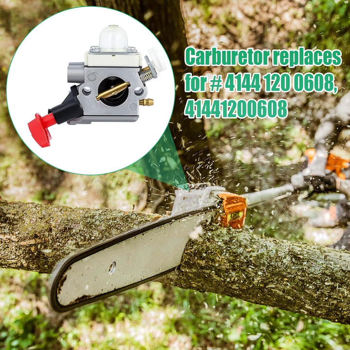 JOJOCY C1M-S267A FS56RC Vergaser-Kit für Stihl FS40 FS50 FS56 FS70 FC56 FC70 HT56 HT56C KN56 Trimmer