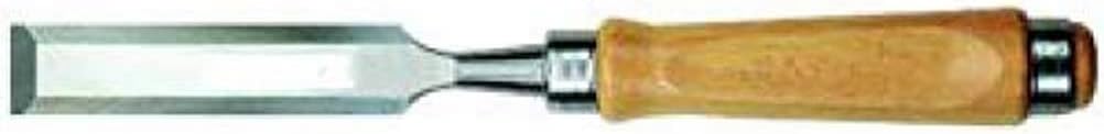ULMIA Stechbeitel 20 mm Gesamtlänge 305 mm mit hellem Holzheft, zur Bearbeitung von Holz, 164-20