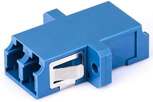 Elfcam® - Glasfaser Adapter, LWL Adapter/Kupplung LC/UPC auf LC/UPC Single-Mode Duplex, 5 Stück