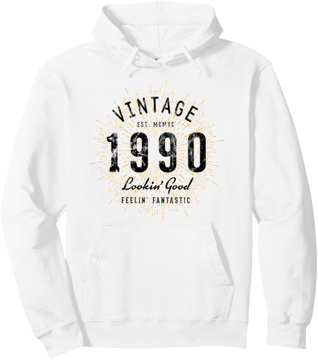 Vintage Geburtstag geboren 1990 Pullover Hoodie