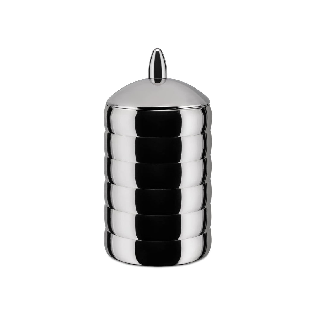 Alessi Kalistò 2 CB02 - Küchendose aus Edelstahl 18/10 mit Knopf aus Aluminium, 114 cl Kalisto 2, Ka