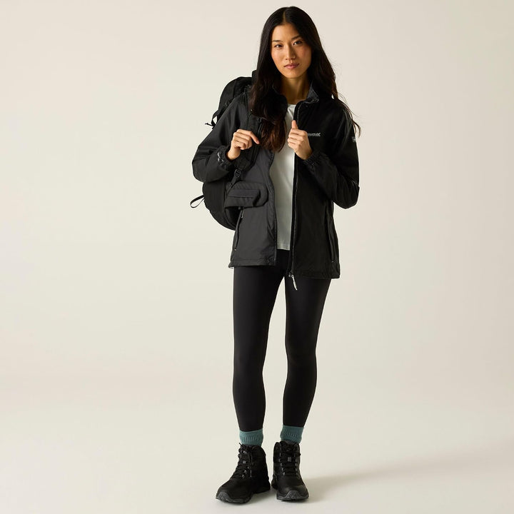Regatta Damen Corinne Iv Jacke, Atoll Blau, 34 16 Schwarz, 16 Schwarz