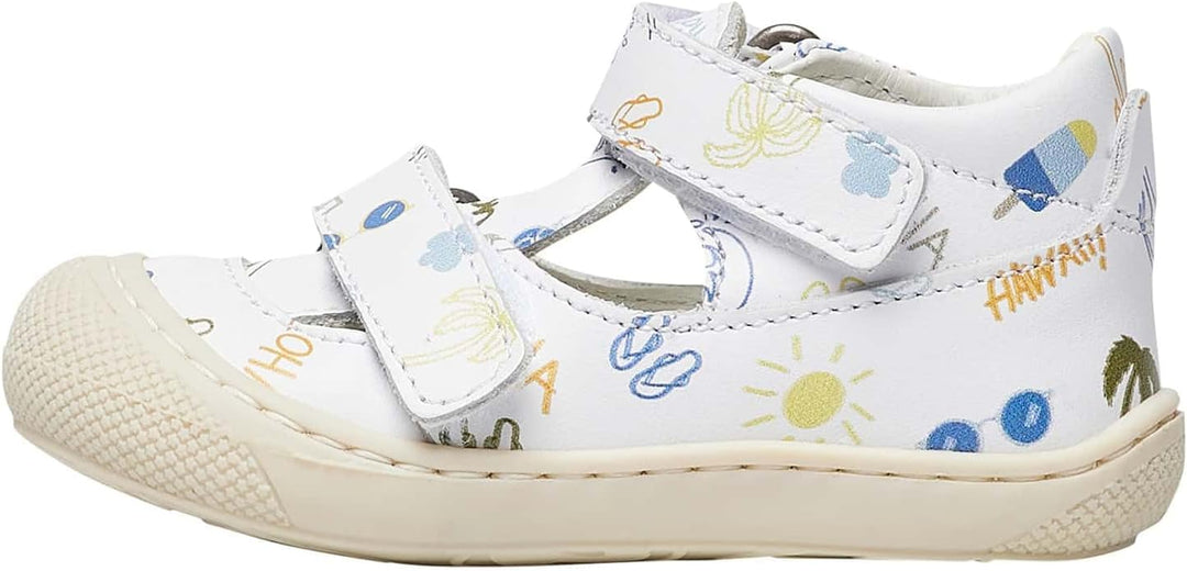 Naturino PUFFY-Halb geschlossene Sandalen 17 EU Weiss, 17 EU Weiss