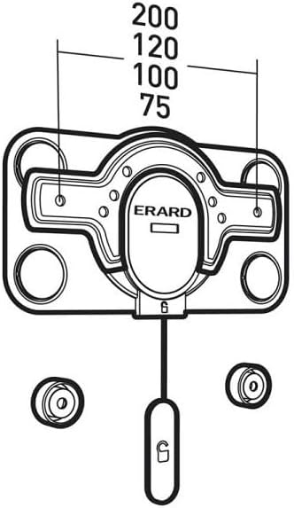 "FiXiT" Wandhalter 48 bis 81cm (19 bis 32Zoll) Klicksystem, Exenterscheiben, Wasserwaage,VESA 200x20