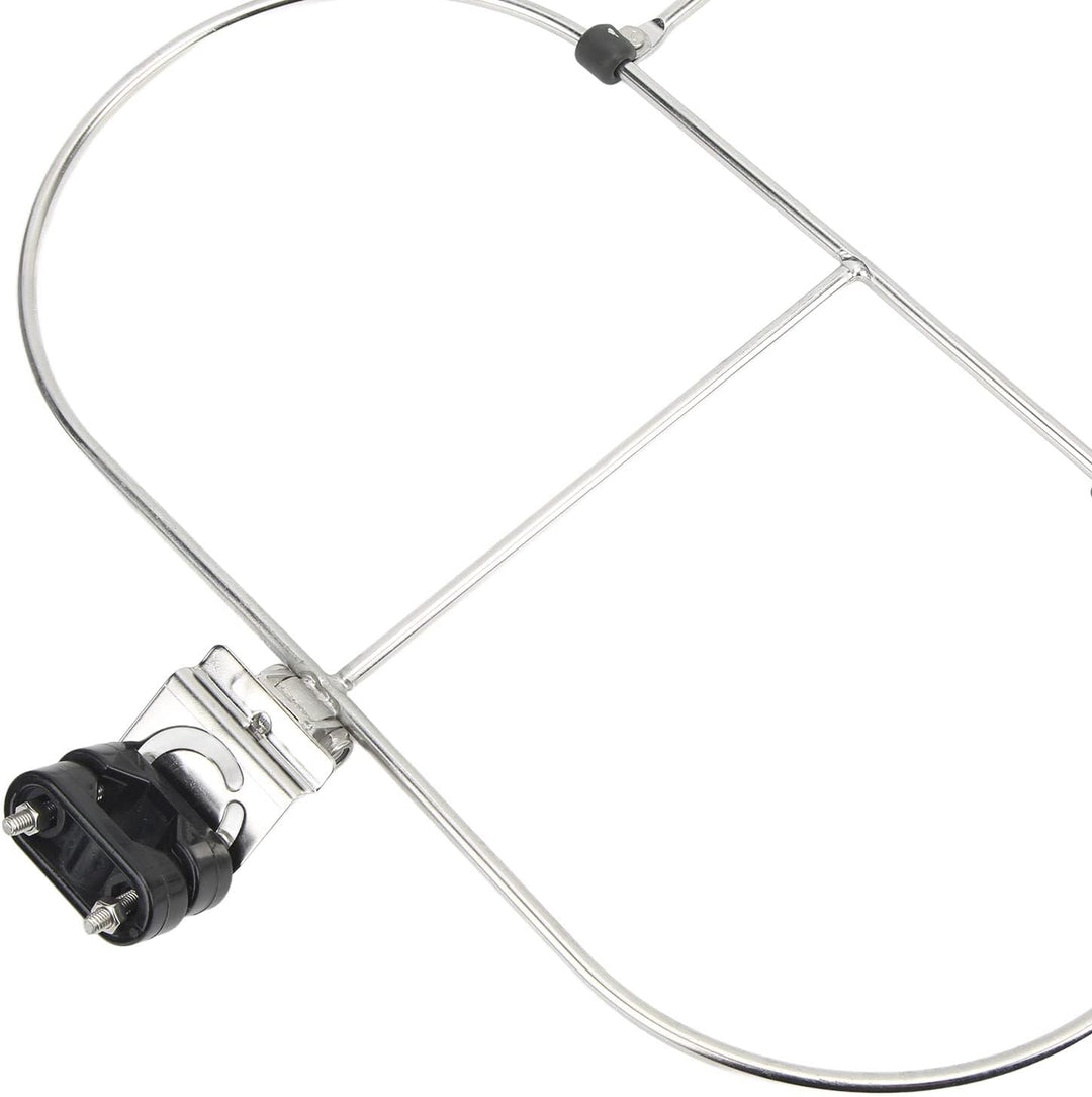 FOLOSAFENAR Boots-Fender-Rack, 2-Korb-Marine-Fender-Halter, klappbar, rostfrei, für 7-Zoll-Yacht-Fen