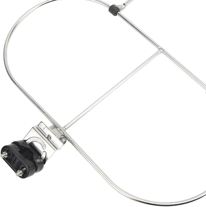 FOLOSAFENAR Boots-Fender-Rack, 2-Korb-Marine-Fender-Halter, klappbar, rostfrei, für 7-Zoll-Yacht-Fen
