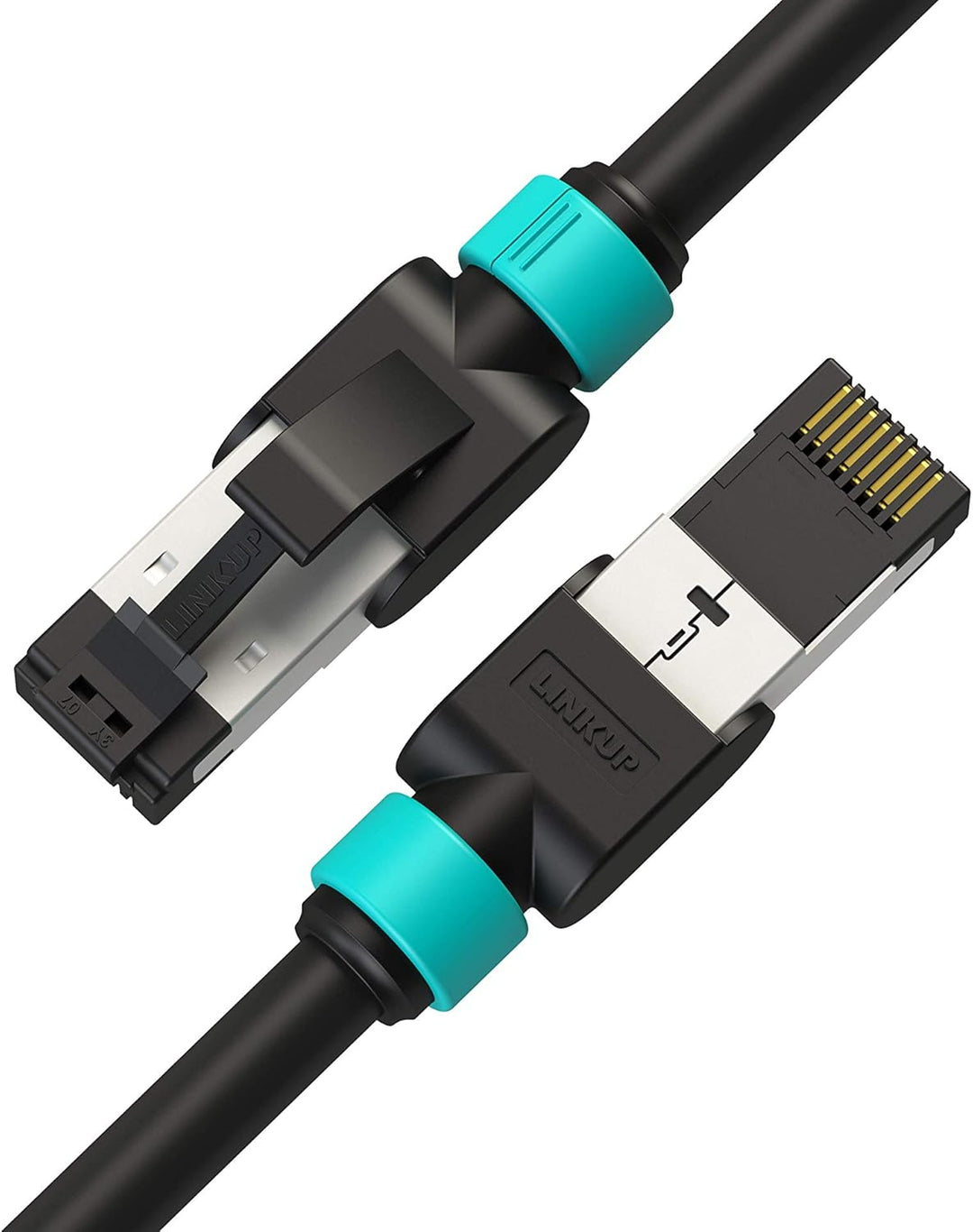 LINKUP - Getestet mit Versiv┃Cat7 Ethernet Patchkabel - 2280cm (1er Pack) 10G Doppelt geschirmt RJ45