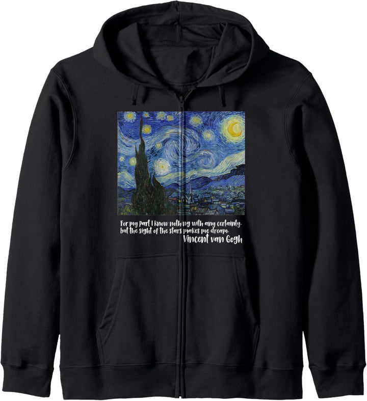 Starry Night by Vincent van Gogh | Famous Painting Kapuzenjacke