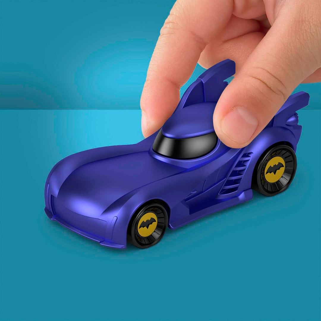 Fisher-Price Bathwheels Fahrzeug Multipack - Batmobil, Redbird, Kitty, Snowy und Batwing im Die-Cast