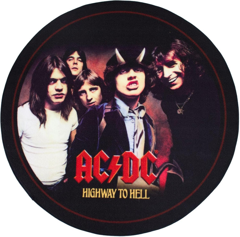 Geschenktrends Rockbites - Runder Teppich AC/DC Highway to Hell, D: 100 cm - Teppich für Proberaum,