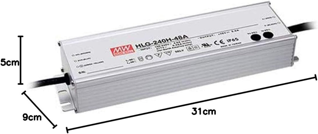 Mean Well HLG-240H-12A LED-Treiber, LED-Trafo Konstantspannung, Konstantstrom 192W 16A 12 V/DC PFC-,