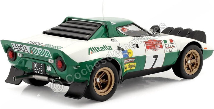 Ixo Lancia Stratos HF No.7 Rally San Remo 1975 (R.Pinto - A.Bernacchini ) 1:18
