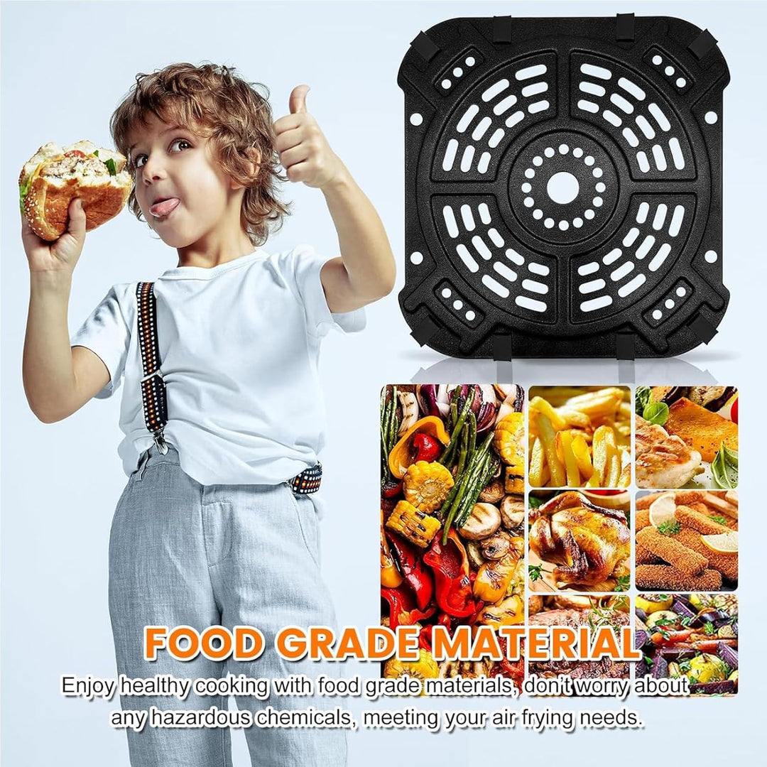 Air Fryer Grillpfanne für Ninja AF181 Air Fryer Pro XL 6-in-1 6,5 QT, 21,6 x 20,3 cm Luftfritteusen-