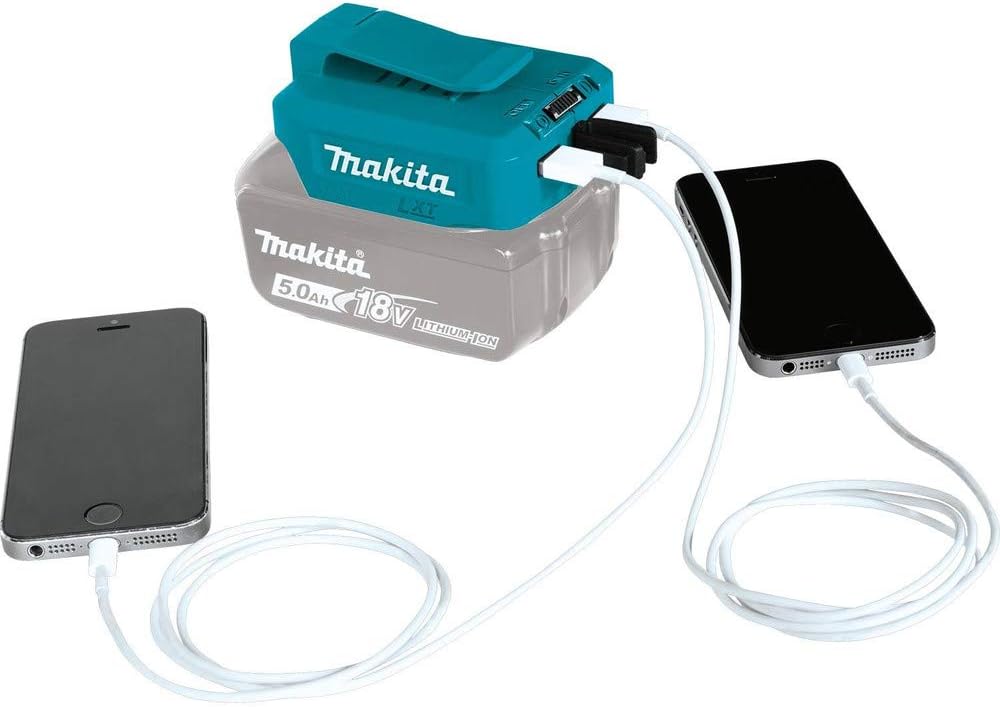 Makita Akku-USB Adapter, DEAADP05 Blaugrün/Ein Hauch von Paradies (Trace of Paradise), Blaugrün/Ein