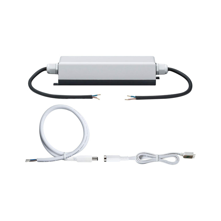 Paulmann 702.01 Function YourLED Power Supply IP65 60W 230/12V Niedervolt DC Grau/Schwarz Kunststoff