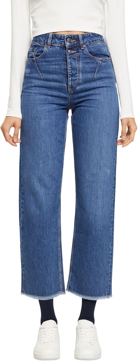 ESPRIT Damen Jeans 31W / 28L 902/Blue Medium Wash, 31W / 28L 902/Blue Medium Wash