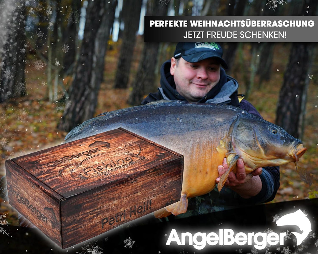 Angel Berger Angel Weihnachtsbox Angler Geschenk Weihnachten Petri Box Adventsgeschenk Weihnachtsbox