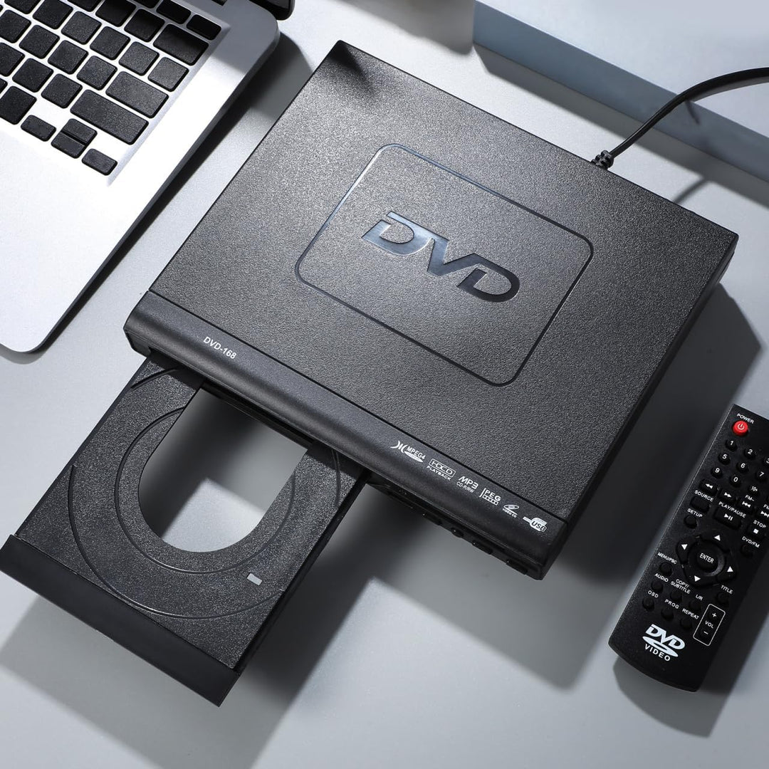Housoutil Film-Player Videorecorder Mini-DVD-Player Cd-Player Für Zu Hause DVD-Player Für Den Fernse