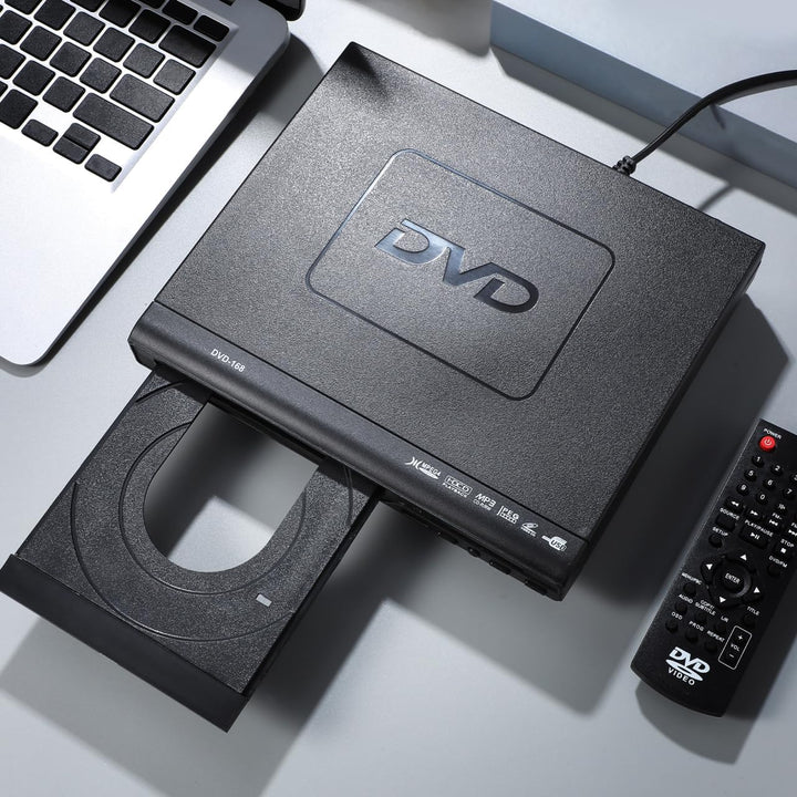 Housoutil Film-Player Videorecorder Mini-DVD-Player Cd-Player Für Zu Hause DVD-Player Für Den Fernse