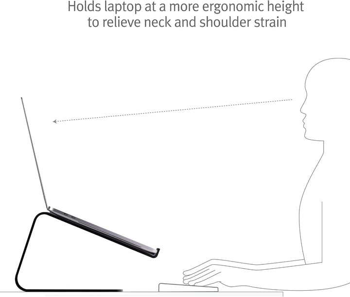 Twelve South Curve Laptopständer für MacBook und Notebooks | Ergonomischer, belüfteter Notebook Stan