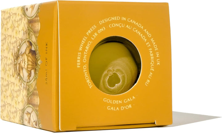 Ferris Wheel Press Calligraphy Ink | Deep gold with gold shimmer | 28ml, Deep gold with gold shimmer
