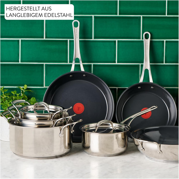 Jamie Oliver by Tefal Classic Cook Bratpfanne 24 cm, inkl. Pfannenschoner, antihaftbeschichtete Kera