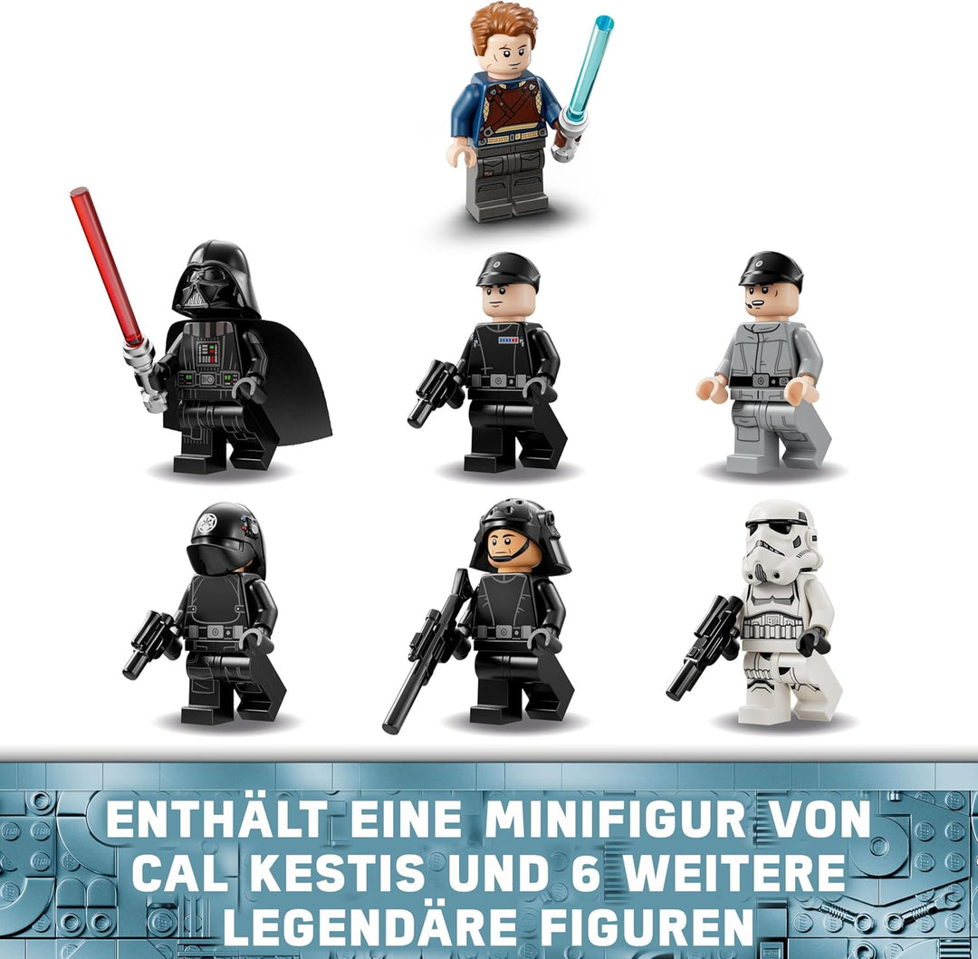 LEGO Star Wars Imperialer Sternzerstörer, Sternenschiff Set, Bauspielzeug, Spielset mit Darth Vader