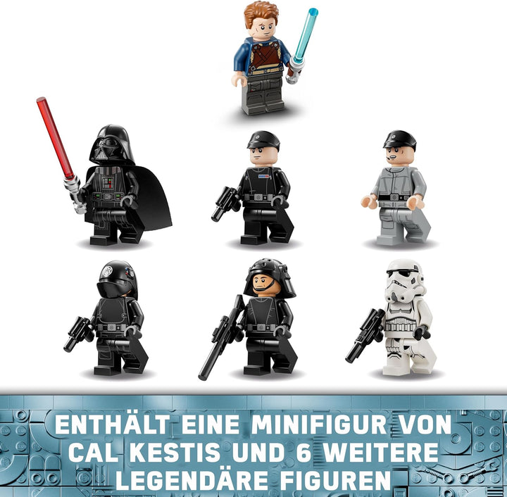 LEGO Star Wars Imperialer Sternzerstörer, Sternenschiff Set, Bauspielzeug, Spielset mit Darth Vader