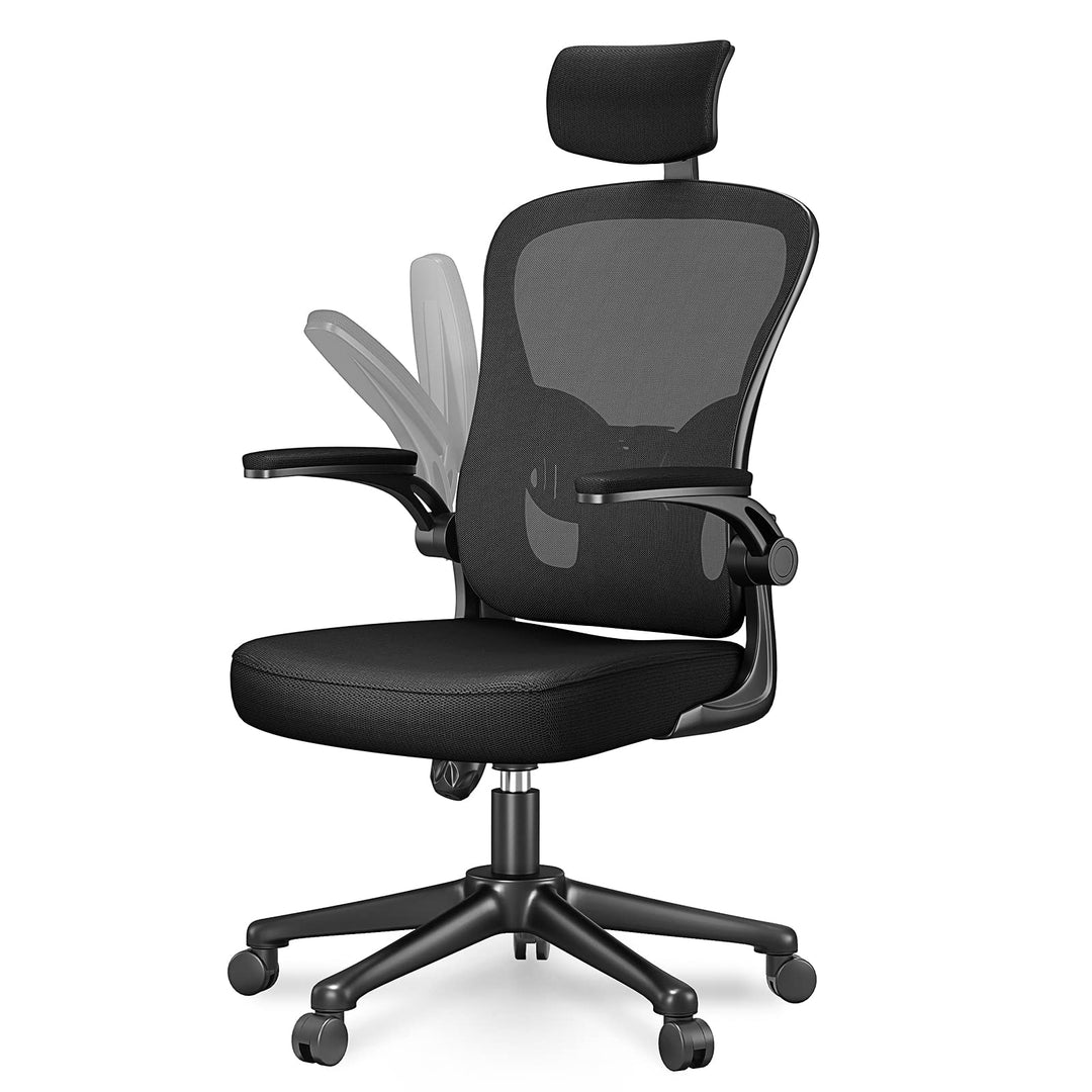 naspaluro Ergonomischer Bürostuhl mit Atmungsaktiver Netzbespannung, Schreibtischstuhl mit Verstellb