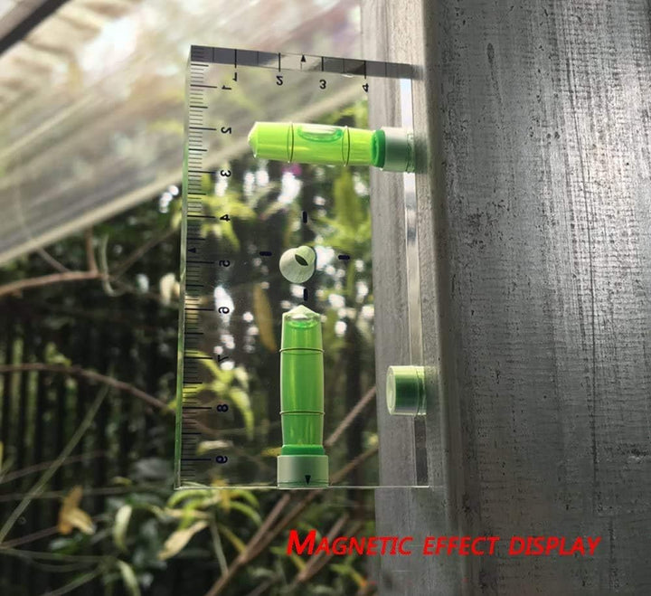umei Transparente T-Type Multifunktionswaage Wasserwaage Zwei-Wege-Ebene mit Magnetskala, Grösse 95