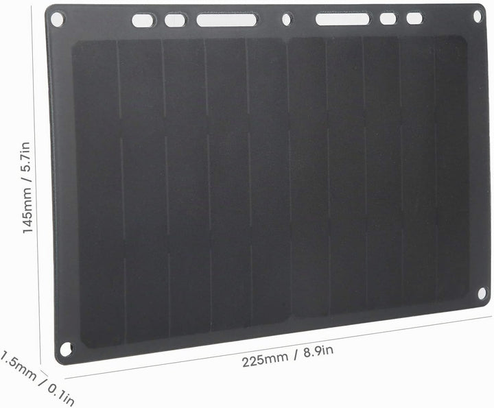 6V 10W monokristallines Solarpanel Tragbares Solarpanel mit Standard-USB-Spannungsregler/1700mAh Aus