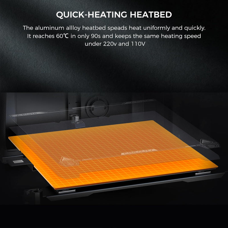 Creality K1 Max 3D Drucker Druckgeschwindigkeit von 600mm/h Max. Fluss von 32mm³/s Automatisches Niv