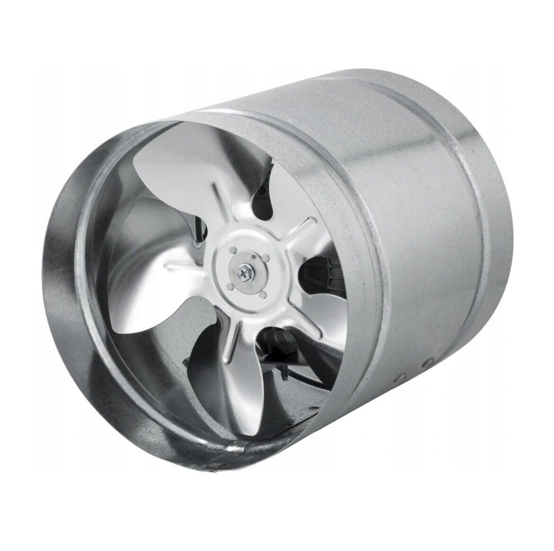 Industrieventilator ⌀150mm 180m3 Kanalventilator Rohrventilator Kanallüfter Wandventilator AirRoxy