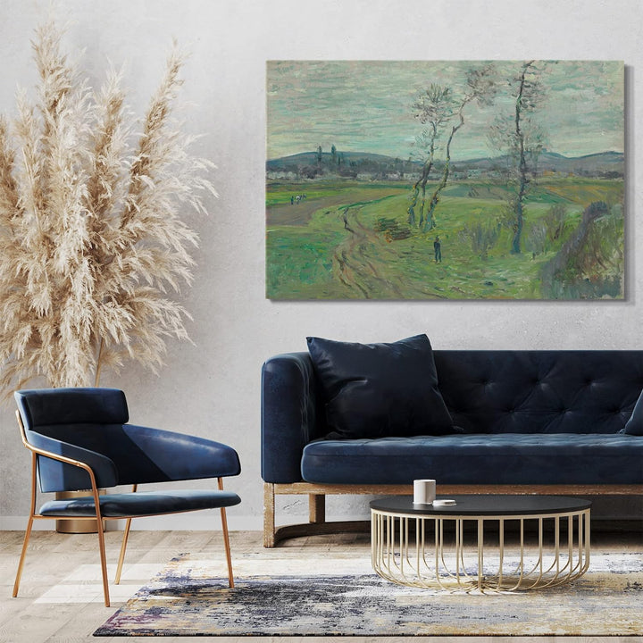 Leinwand (80x60cm): Claude Monet - Die Plaine de Gennevilliers 80x60 cm, 80x60 cm