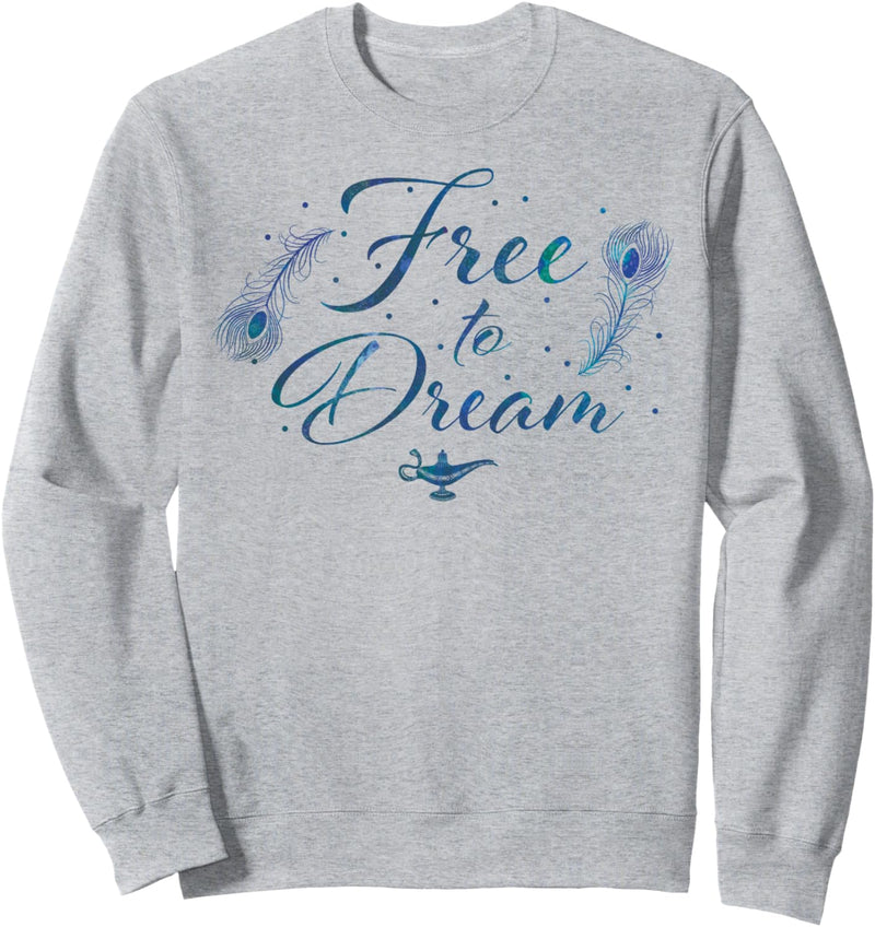 Disney Aladdin Live Action Free To Dream Feather Sweatshirt