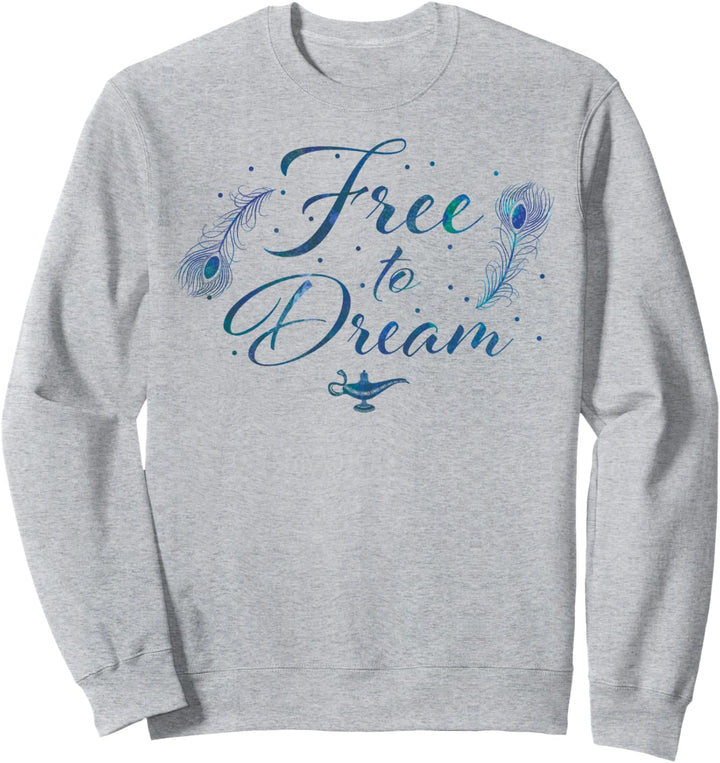 Disney Aladdin Live Action Free To Dream Feather Sweatshirt
