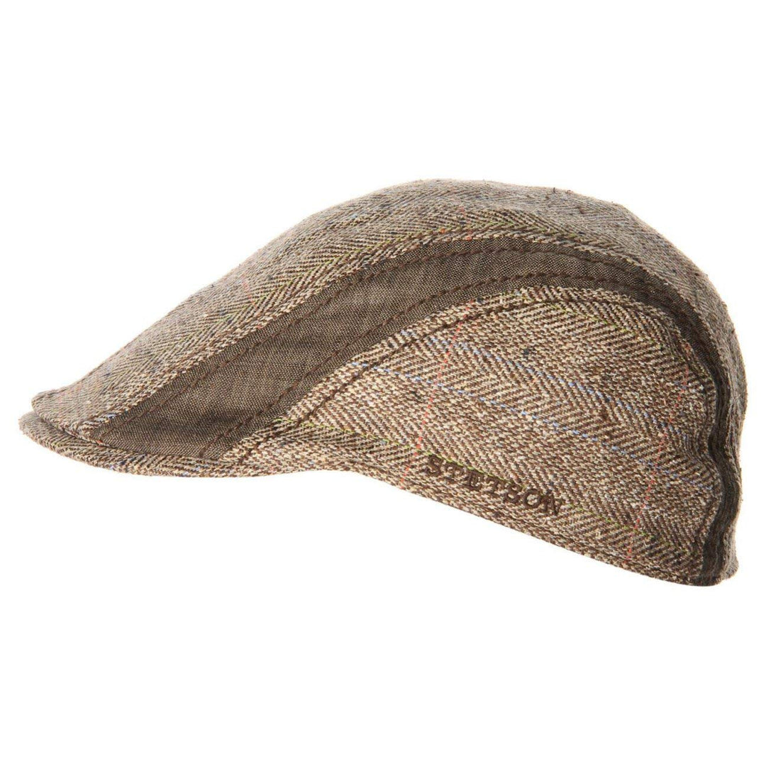 Stetson Manatee Wildseide Gatsbycap Damen/Herren - Leinenmütze Schiebermütze mit Schirm, Schirm Früh