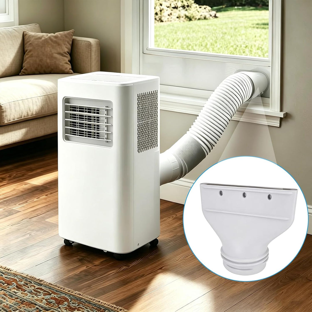 Klimaanlage Abluftschlauch Adapter Flach, Abluftschlauch Klimagerät Adapter 130mm/150mm für Fenster,