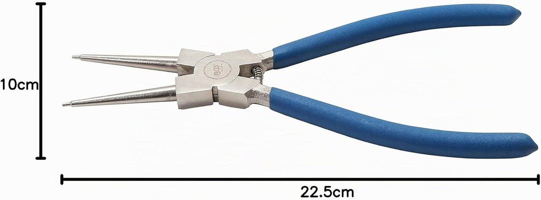 BGS 650 | Sprengringzangen-Satz | 4-tlg. | 225 mm | Seegering-Zangen | gebogen | gerade | rutschhemm