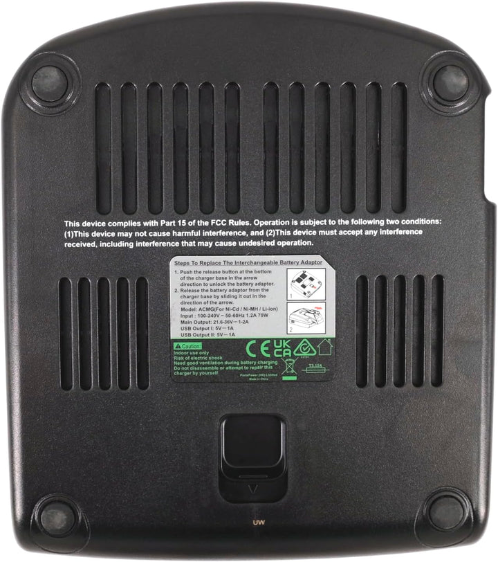 PowerSmart® Schnellladegerät für Hilti C 4/36-ACS, B 22/1.6, B 36/3.0, B 36/6.0, B22/2.6, B22/3.3, B