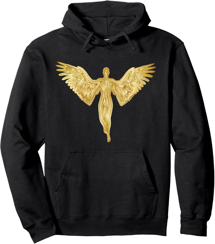 Schutzengel mit Flügeln Glaube Liebe Spirituelles Design Pullover Hoodie