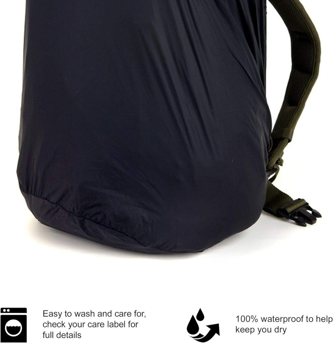 Snugpak | Aquacover | Waterproof Rucksack Cover (2023 Style) 25 Liter Schwarz, 25 Liter Schwarz