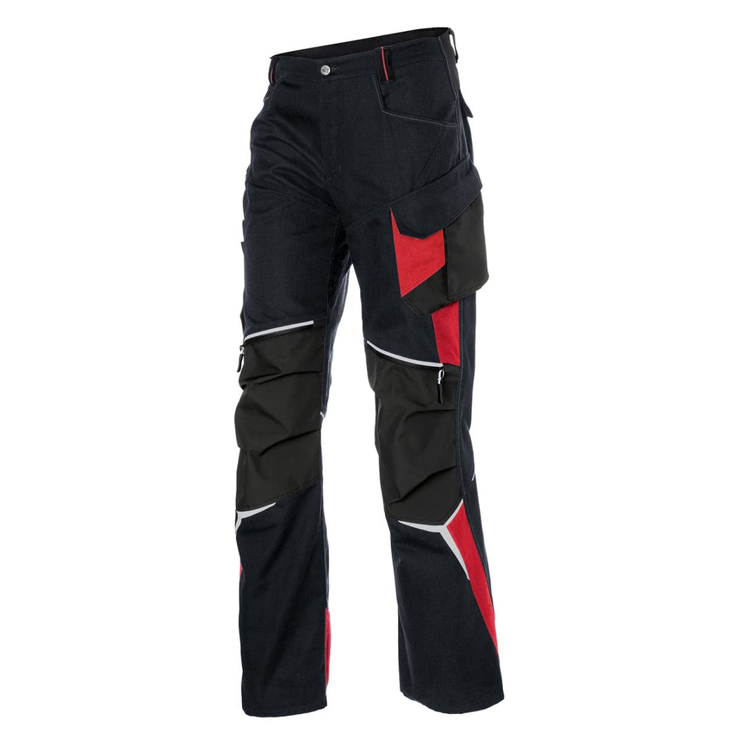 KÜBLER Workwear KÜBLER BODYFORCE Arbeitshose Pro schwarz/mittelrot 50, 50