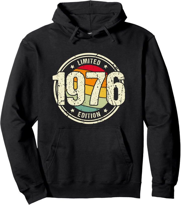 Retro 48 Jahre Jahrgang 1976 Limited Edition 48. Geburtstag Pullover Hoodie