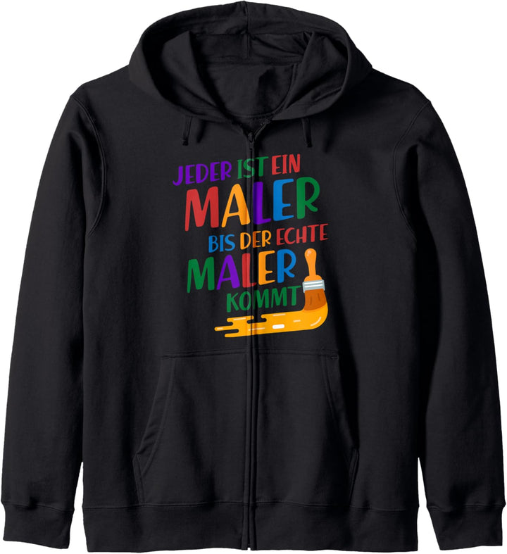 Maler Lustig Herren Männer Maler Kapuzenjacke